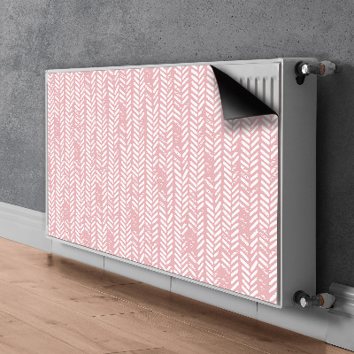 Radiator dekoration Lyserødt sildeben