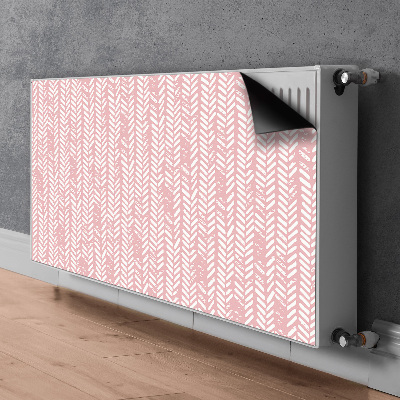 Radiator dekoration Lyserødt sildeben