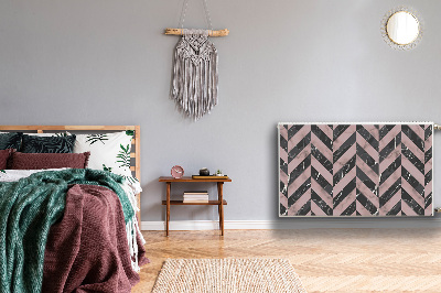 Magnetisk radiatordæksel Marmor loft stil