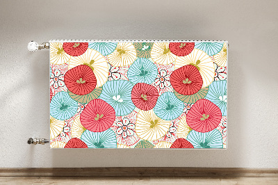 Beskyttelsesmagnet til radiatoren Blomsterdesign