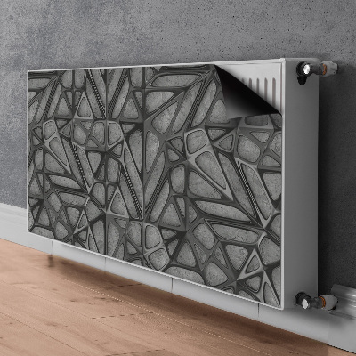 Radiator dekoration Netmønster på beton