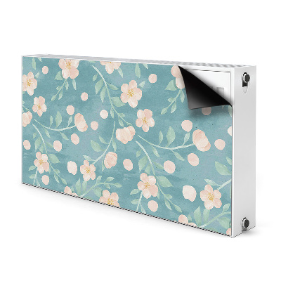 Beskyttelsesmagnet til radiatoren Pastelblomster