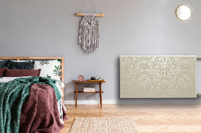 Magnetisk klistermærke til en radiator Smukt boho-mønster