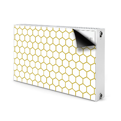 Dekorativt radiatordæksel Honeycomb