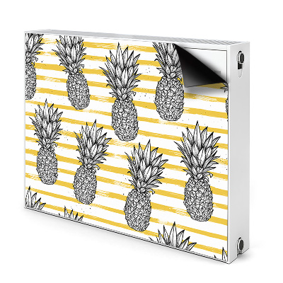 Magnetisk radiatordæksel Ananas