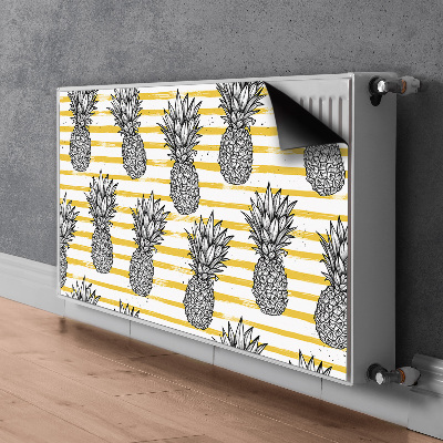 Magnetisk radiatordæksel Ananas