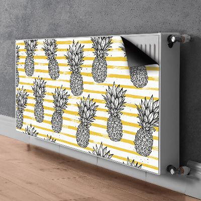 Magnetisk radiatordæksel Ananas