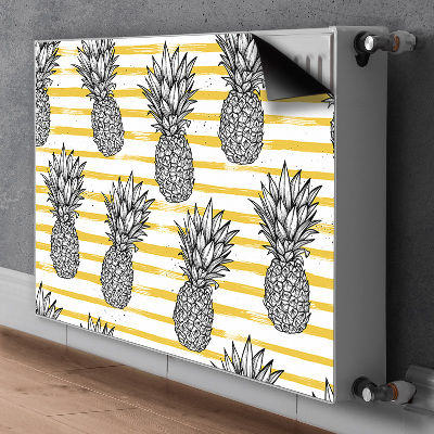 Magnetisk radiatordæksel Ananas