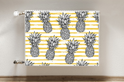 Magnetisk radiatordæksel Ananas