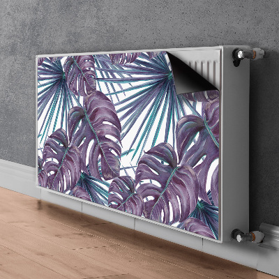 Magnetisk radiatordæksel Monstera-blade