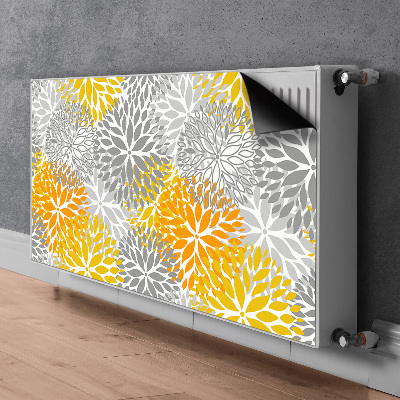 Magnetisk radiatordæksel Chrysanthemum