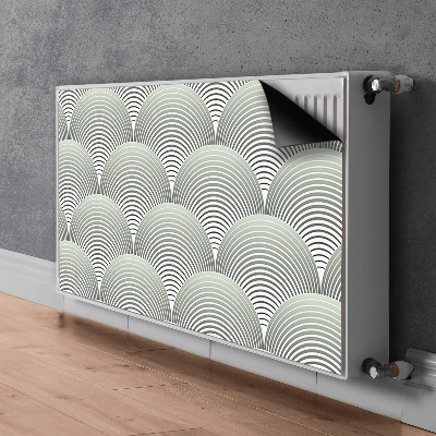 Radiator dekoration Halvcirkelmønster