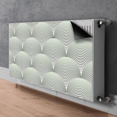 Radiator dekoration Halvcirkelmønster