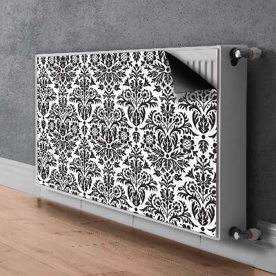 Magnetisk radiatordæksel Blomstret design