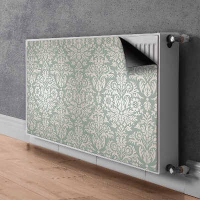 Dekorativt radiatordæksel Blomstret design