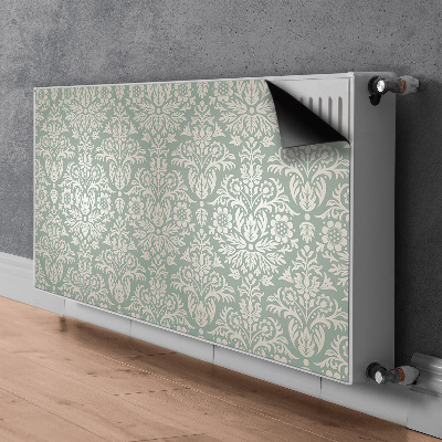 Dekorativt radiatordæksel Blomstret design