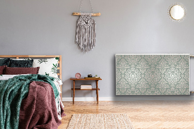 Dekorativt radiatordæksel Blomstret design