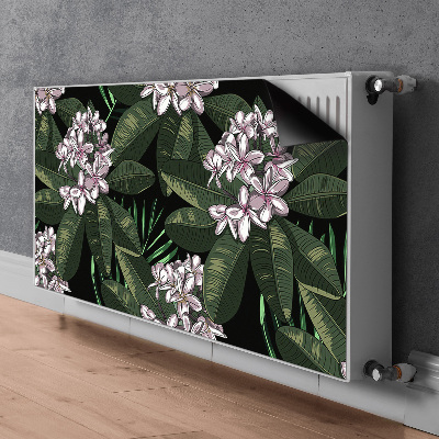 Radiator dekoration Eksotiske blomster