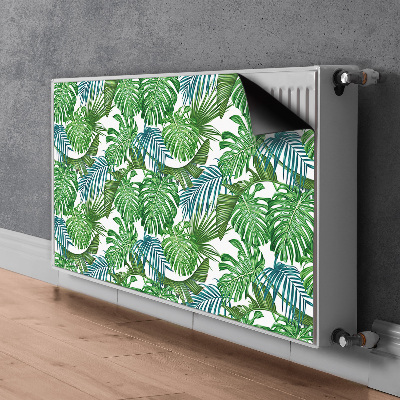 Dekorativt radiatordæksel Monstera