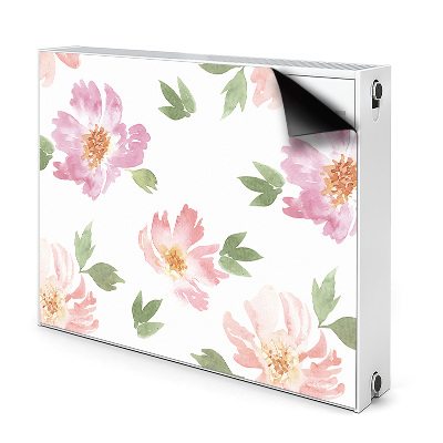 Beskyttelsesmagnet til radiatoren Watercolour Flowers