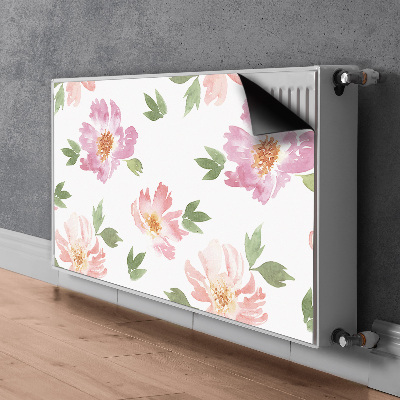 Beskyttelsesmagnet til radiatoren Watercolour Flowers