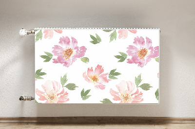 Beskyttelsesmagnet til radiatoren Watercolour Flowers