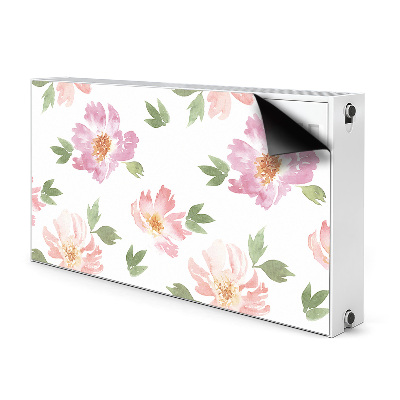 Beskyttelsesmagnet til radiatoren Watercolour Flowers