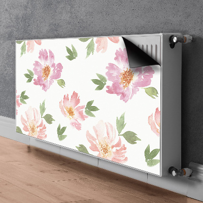 Beskyttelsesmagnet til radiatoren Watercolour Flowers