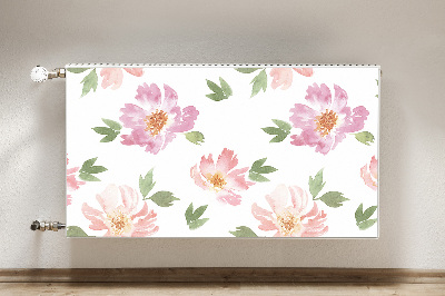 Beskyttelsesmagnet til radiatoren Watercolour Flowers