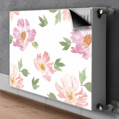 Beskyttelsesmagnet til radiatoren Watercolour Flowers