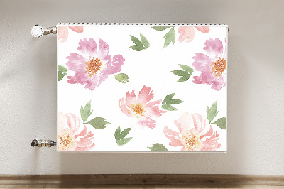 Beskyttelsesmagnet til radiatoren Watercolour Flowers