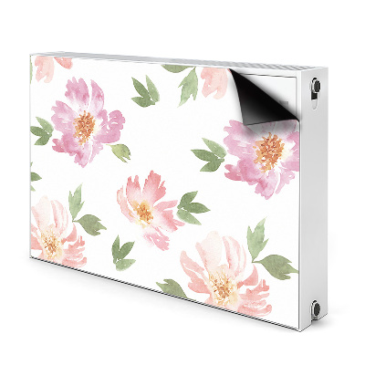 Beskyttelsesmagnet til radiatoren Watercolour Flowers