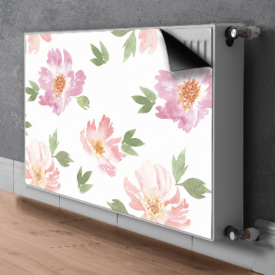 Beskyttelsesmagnet til radiatoren Watercolour Flowers