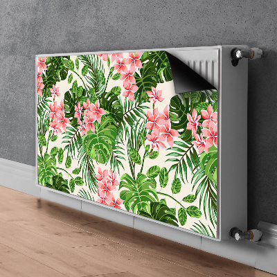 Magnetisk radiatordæksel Hawaii-blomster