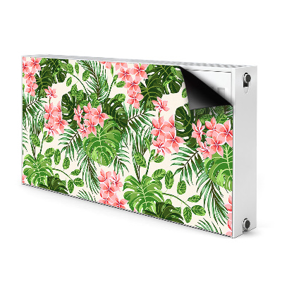 Magnetisk radiatordæksel Hawaii-blomster