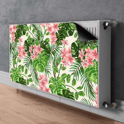 Magnetisk radiatordæksel Hawaii-blomster