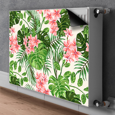 Magnetisk radiatordæksel Hawaii-blomster