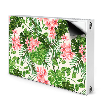 Magnetisk radiatordæksel Hawaii-blomster