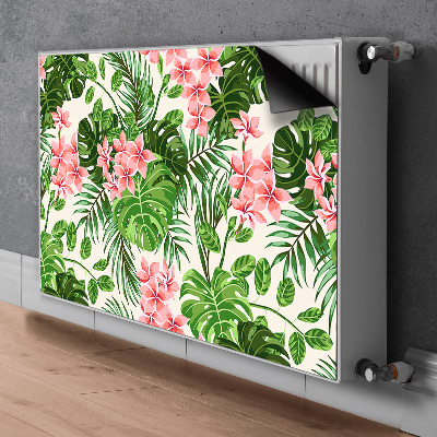 Magnetisk radiatordæksel Hawaii-blomster