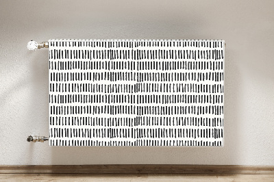 Radiator dekoration Abstrakte linjer