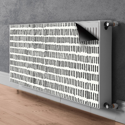 Radiator dekoration Abstrakte linjer