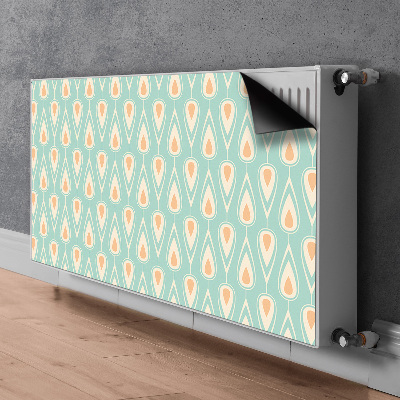 Magnetisk klistermærke til en radiator Retro design