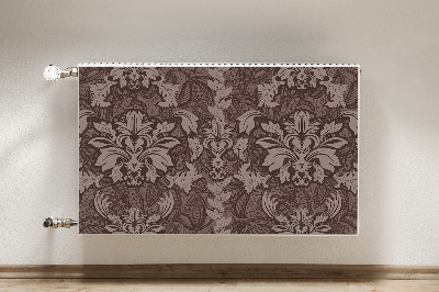 Magnetisk radiatordæksel Mønster i damask-stil