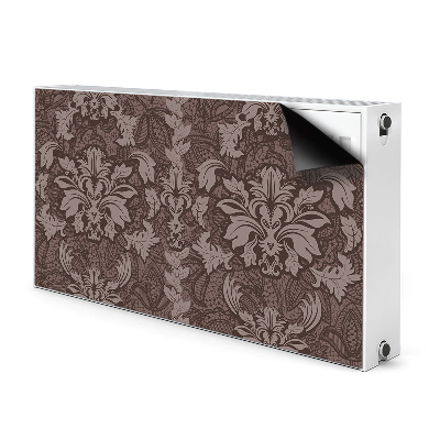 Magnetisk radiatordæksel Mønster i damask-stil