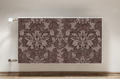 Magnetisk radiatordæksel Mønster i damask-stil