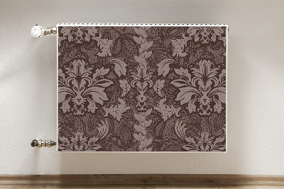 Magnetisk radiatordæksel Mønster i damask-stil