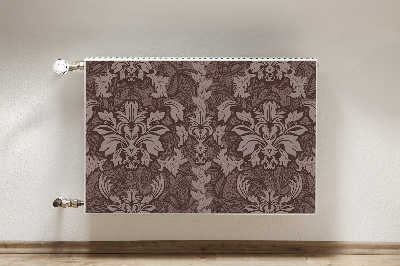 Magnetisk radiatordæksel Mønster i damask-stil