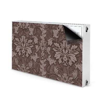 Magnetisk radiatordæksel Mønster i damask-stil