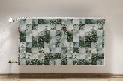 Radiator dekoration Tropisk patchwork