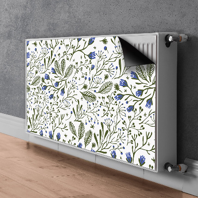 Magnetisk radiatordæksel Blomster